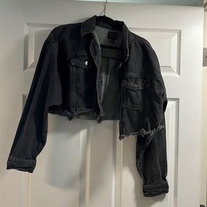 Forever 21 Cropped Jean Jacket